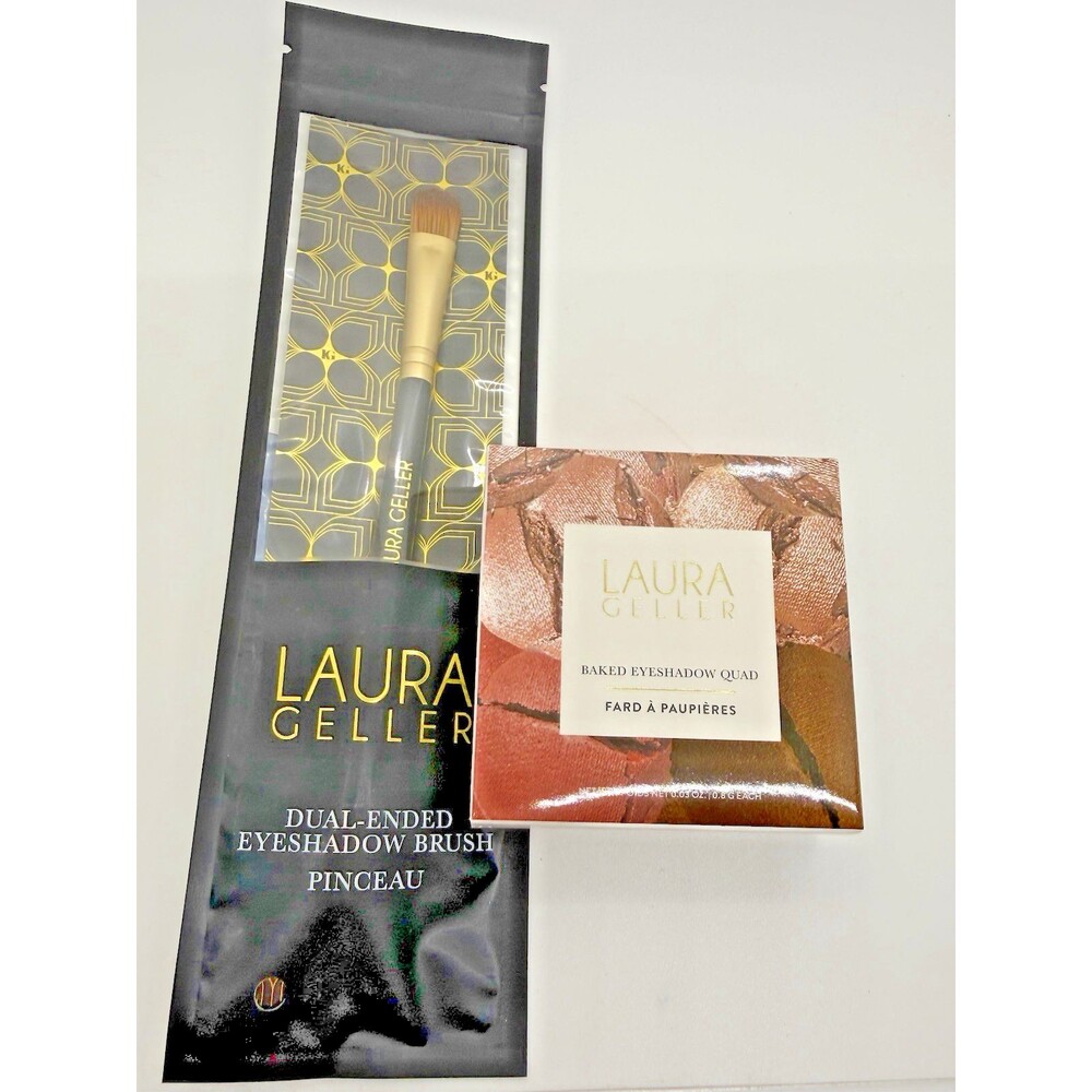 Laura Geller Wonder Balm Hydrating Blush Pinch Me Pink w Blending Brush 2 Pc Set